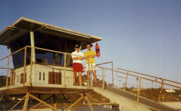 Me and a lifeguard