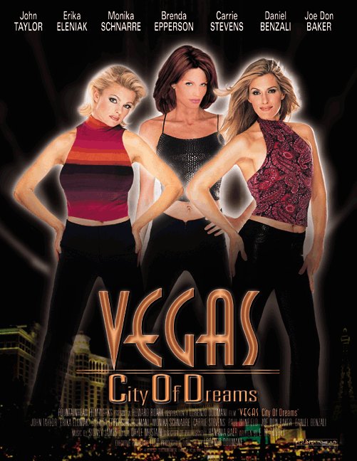 Erika Eleniak by Elman Poster for movie Vegas City of Dreams