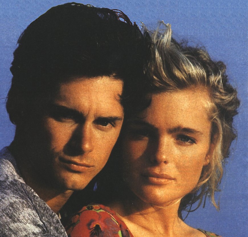 Erika with Billy Warlock.